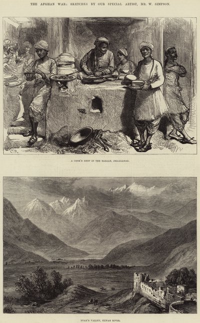 La guerra afgana de William Crimea Simpson